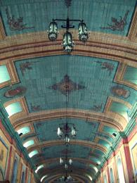 Old wood ceiling